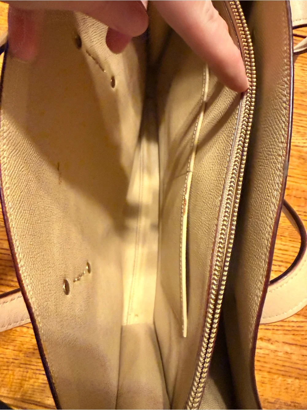 Coach 31667 Charlie Carryall Rose Print Signature C Tan Pink & Chalk Color Block